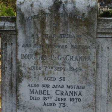 CRANNA Douglas T.G. -1949 &amp; Mabel -1970