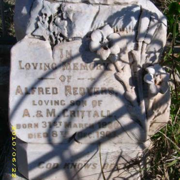 CRITTALL Alfred Redvers 1900-1903