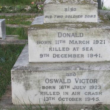 CROUSE Donald 1921-1941 :: CROUSE Oswald Victor 1923-1945