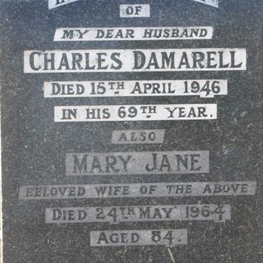 DAMARELL Charles -1946 &amp; Mary Jane -1964