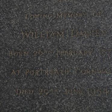 DAVIES William 1876-1954
