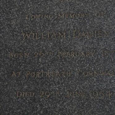 DAVIES William 1876-1954