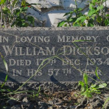 DICKSON William -1934