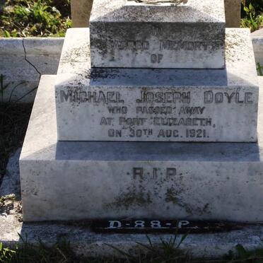 DOYLE Michael Joseph -1921