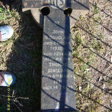 DOUGLAS John S. -1932 :: DOUGLAS Thomas Sinclair -1931