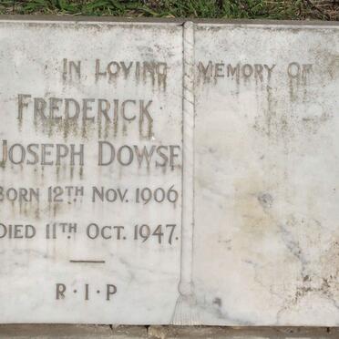 DOWSE Frederick Joseph 1906-1947