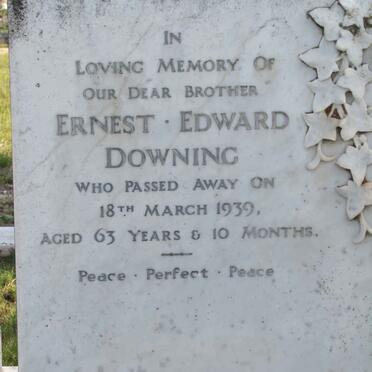 DOWNING Ernest Edward -1939