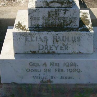 DREYER Elias Paulus 1928-1929