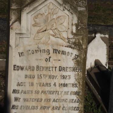 DRESNER Edward Bennett -1923