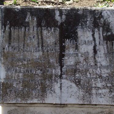 DENT William 1857-1928 &amp; Anne Elizabeth 1854-1924