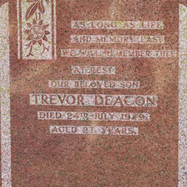 DEACON Trevor -1949