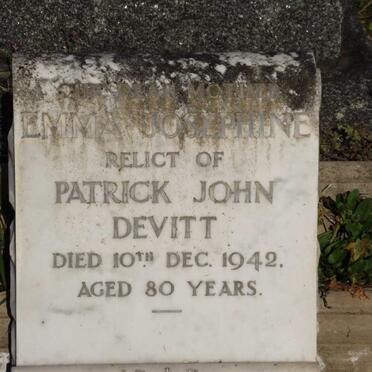 DEVITT Emma Josephine -1942