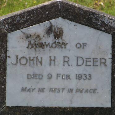 DEER John H.R. -1933