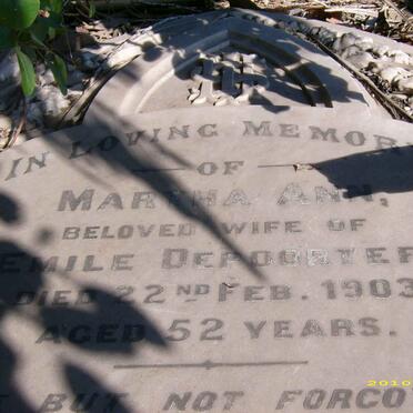 DEPOORTER Martha Ann -1903