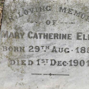 ELLIS Mary Catherine 1885-1901