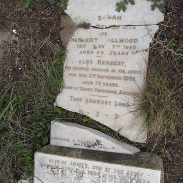 ELLWOOD Herbert -1905 &amp; Sarah -1893 :: ELLWOOD James -1934