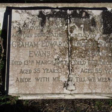 EVANS  Thomas Richard -1960 :: EVANS Graham Edward -1967