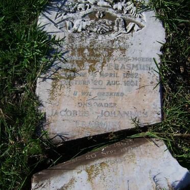 ERASMUS Jacobus Johannes 1861-1953 &amp; Maria E.C. 1862-1931 