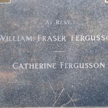 FERGUSSON William Frazer &amp; Catherine