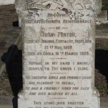 FENTON John 1859-1920
