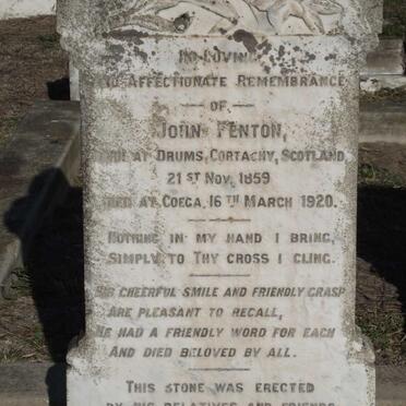 FENTON John 1859-1920