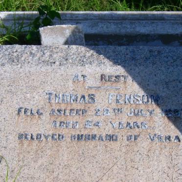 FENSOM Thomas -1957