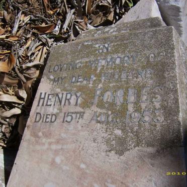 FORBES Henry -1953