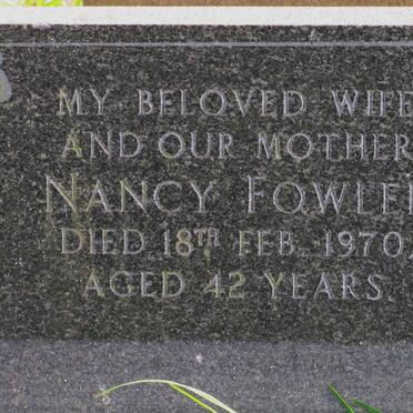 FOWLER Nancy -1970