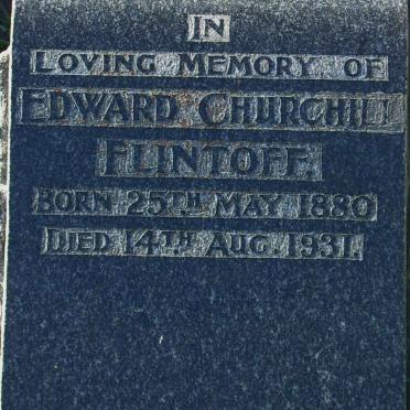 FLINTOFF Edward Churchill 1880-1931
