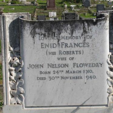 FLOWEDAY Enid Frances nee ROBERTS 1910-1940