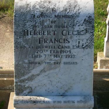 FRANCIS Herbert Cecil 1904-1933