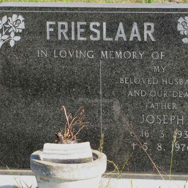 FRIESLAAR Joseph 1936-1976