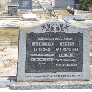 FRENCH James Alexander -1951 &amp; Catherine -1960