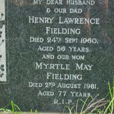 FIELDING Henry Lawrence -1960 &amp; Myrtle May -1981
