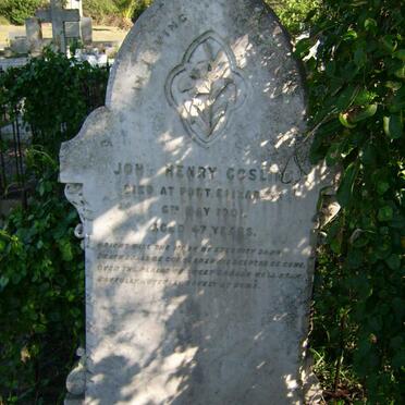 GOSLING John Henry -1901