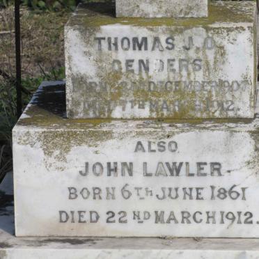 GENDERS J.O. 1907-1912 :: LAWLER John 1861-1912