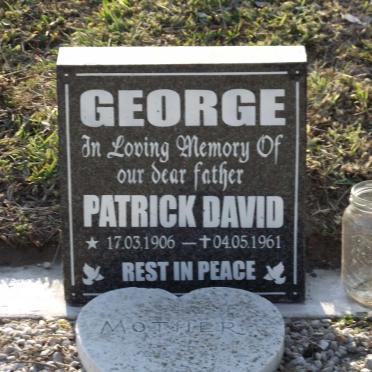 GEORGE Patrick David 1906-1961