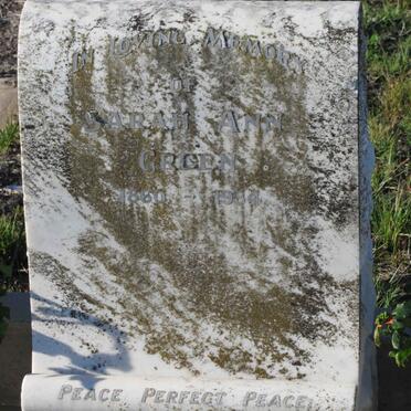 GREEN Sarah Ann 1860-1934