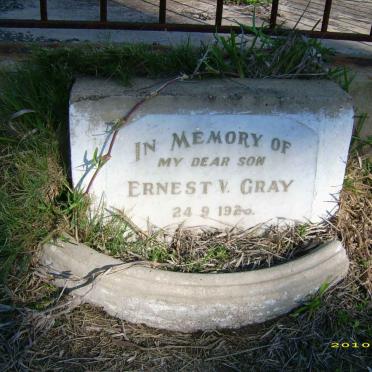 GRAY Ernest V. -1926