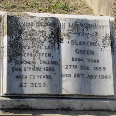 GREEN Jane -1905 :: GREEN Blanche 1869-1945