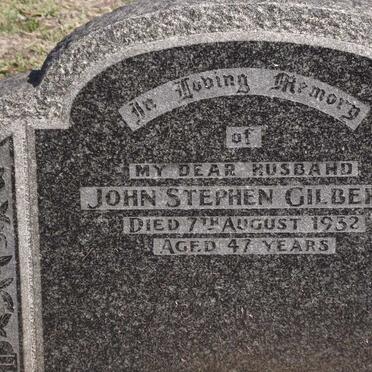 GILBERT John Stephen -1932
