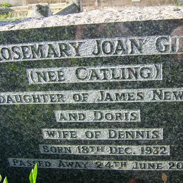 GILL Rosemary Joan nee CATLING 1932-2000
