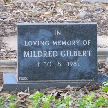 GILBERT Mildred -1981