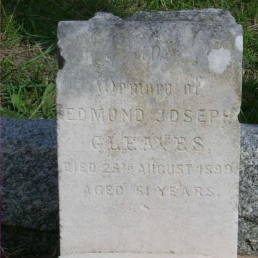 GLEAVES Edmund Joseph -1899