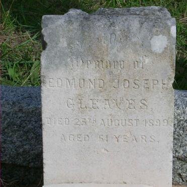 GLEAVES Edmund Joseph -1899