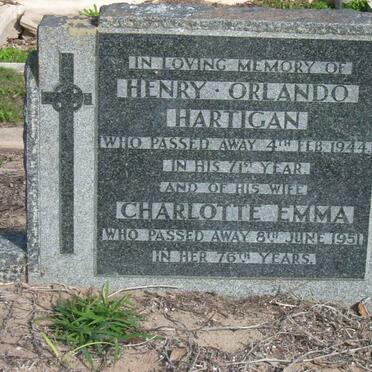 HARTIGAN Henry Orlando -1944 &amp; Charlotte -1951