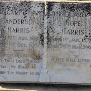 HARRIS Sanderson 1876-1951 &amp; Hope 1879-1967