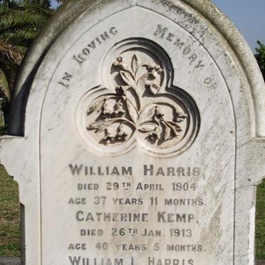 HARRIS William -1904 :: HARRIS William L. -1974 :: KEMP Catherine -1913