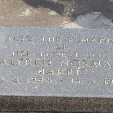HARRIS Alfred Norman 1884-1972