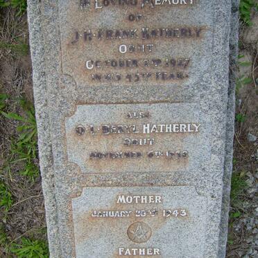 HATHERLY Father -1943 &amp; Mother -1943